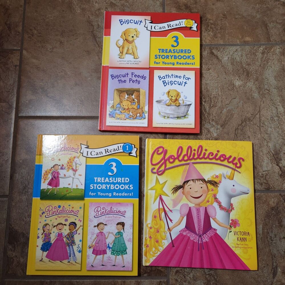 I Can Read Collection + Goldilicious – Lot of 3 Hardcover Books